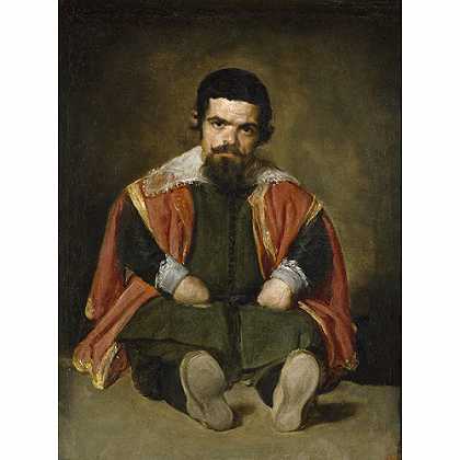 《小丑》维拉斯奎兹1645年绘画作品赏析