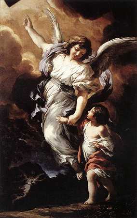 《守护天使》宗教画作品赏析