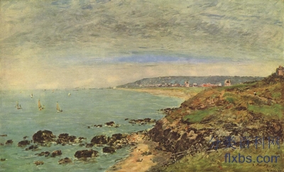 《近布诺维尔的大西洋海岸》风景油画作品赏析