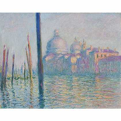 《威尼斯大运河》莫奈1908年绘画作品赏析