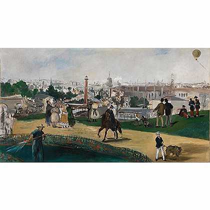 《1867年巴黎世界博览会》马奈1867年绘画作品赏析