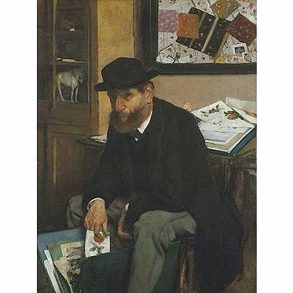 《画商》德加1866年绘画作品赏析