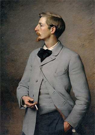 《保罗威兰德巴雷特的肖像》肖像绘画作品赏析