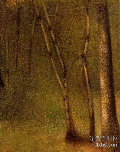 《蓬托贝尔的森林》风景油画作品赏析