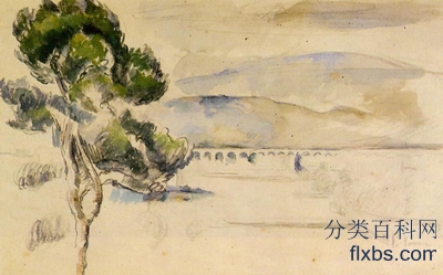 《弧谷的松树》风景油画作品赏析