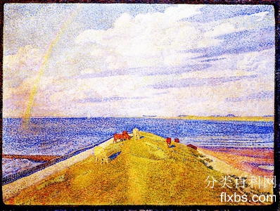 《彩虹》风景油画作品赏析