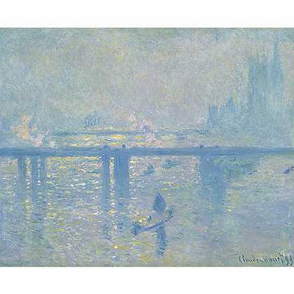 《查林柯罗士桥》莫奈1899年绘画作品赏析