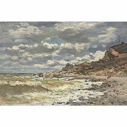 《圣阿德列斯的海滨》莫奈1868年绘画作品赏析