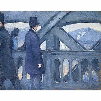 《欧洲大桥》卡玉伯特1876年绘画作品赏析