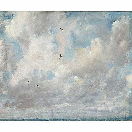 《云的研习》康斯塔伯1821年绘画作品赏析