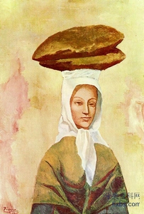 《承受面包的重量》人物画作品赏析