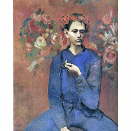 《拿烟斗的小孩》毕加索1905年绘画作品赏析