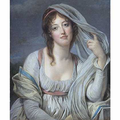 《妇人画像》格乐兹1802年绘画作品赏析
