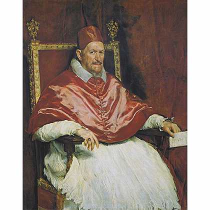 《教皇英诺森十世》维拉斯奎兹1650年绘画作品赏析
