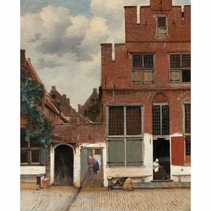 《台夫特街景》威梅尔1658年绘画作品赏析