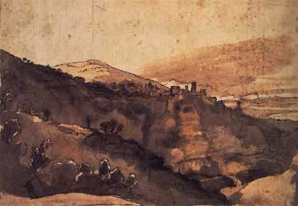 《蒂沃利的风景》风景油画作品赏析