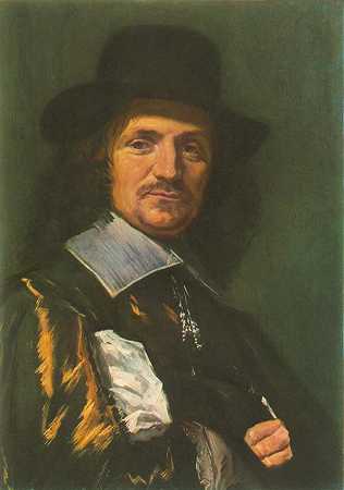 《画家简阿瑟林》肖像绘画作品赏析