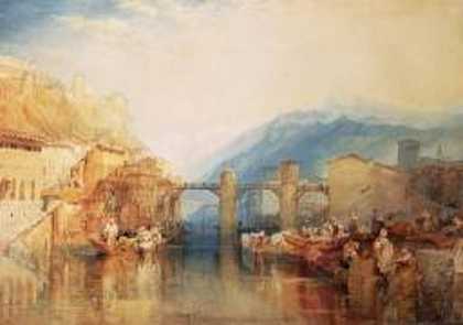 《格勒诺布尔桥》风景油画作品赏析