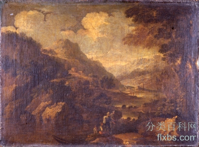 《山地景观》风景油画作品赏析