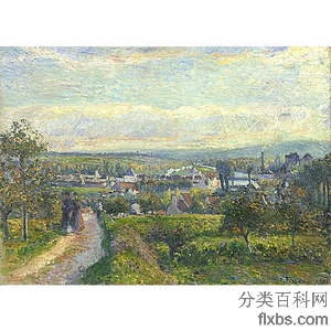 《圣欧安景观》毕莎罗1876年绘画作品赏析