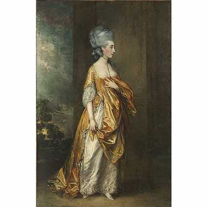 《伊里亚德夫人》根兹巴罗1778年绘画作品赏析