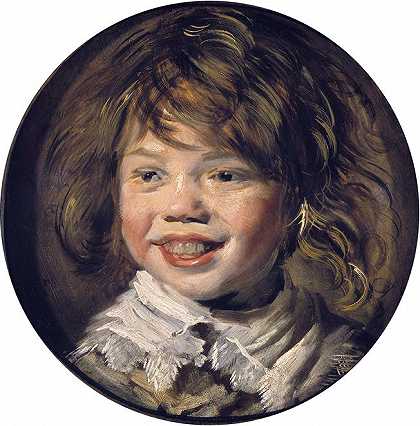 《笑着的男孩》肖像油画赏析