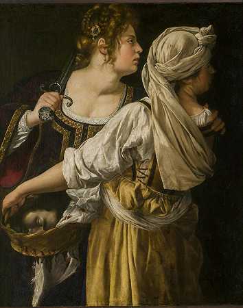 《朱迪丝和她的女仆》宗教油画赏析