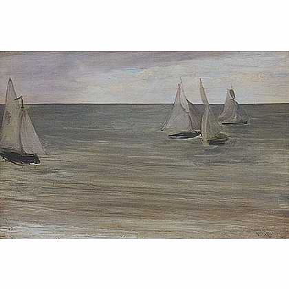 《图维列（灰和绿·银色之海）》惠斯特1865版创作绘画赏析