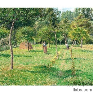 《厄哈格尼的果园》毕莎罗1896版创作绘画赏析