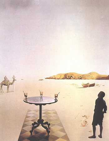 《日照下的桌子》油画风景作品赏析