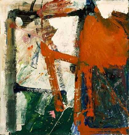 哈塞尔·史密斯《鼠洞》 1962 年作 抽象表现主义抽象画作品赏析
