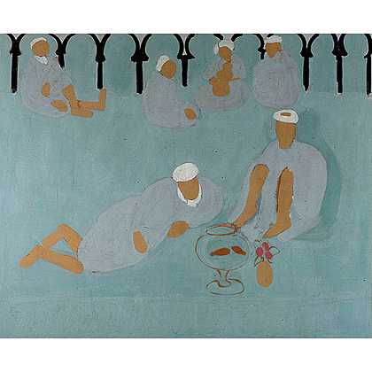 《阿拉伯咖啡屋》马谛斯1913版创作绘画赏析