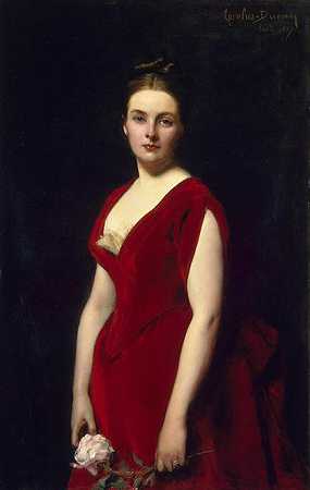 《安娜奥波伦斯卡亚的肖像》肖像绘画作品赏析