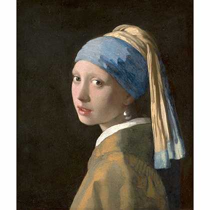 《戴珍珠耳环的少女》威梅尔1665版创作绘画赏析