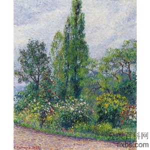《米博花园》毕莎罗1892版创作绘画赏析