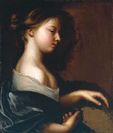 《一个年轻女孩的肖像》肖像绘画作品赏析