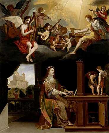 《圣塞西莉亚》宗教油画赏析