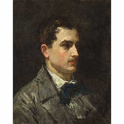 《安东尼奥·普鲁斯特肖像》马奈1877年作品赏析