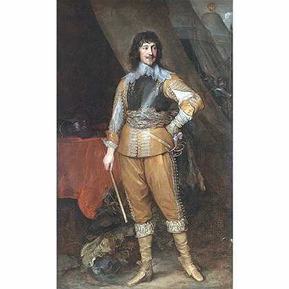 《蒙乔伊·布朗特伯爵肖像》戴克1637年作品赏析