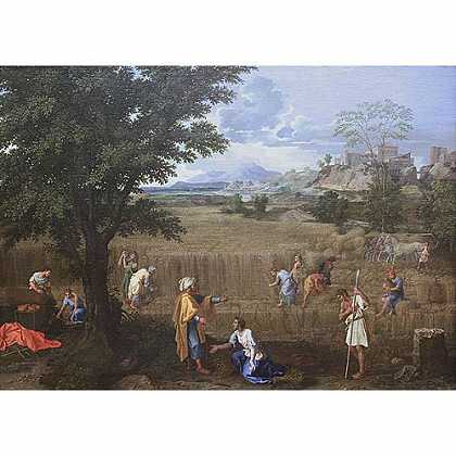 《夏天》普桑1660版创作绘画赏析