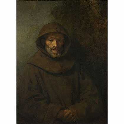 《方济会修士》林布兰特1655版创作绘画赏析