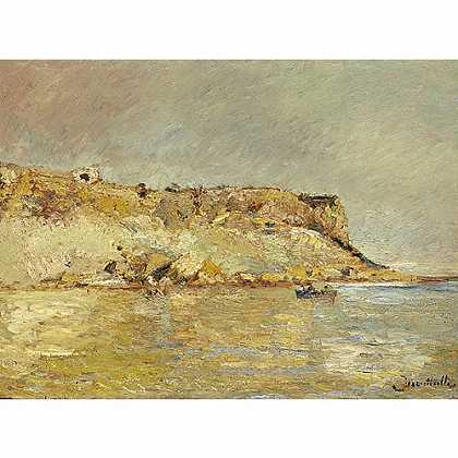 《水上的悬崖》阿道夫·蒙蒂塞利1870版创作绘画赏析
