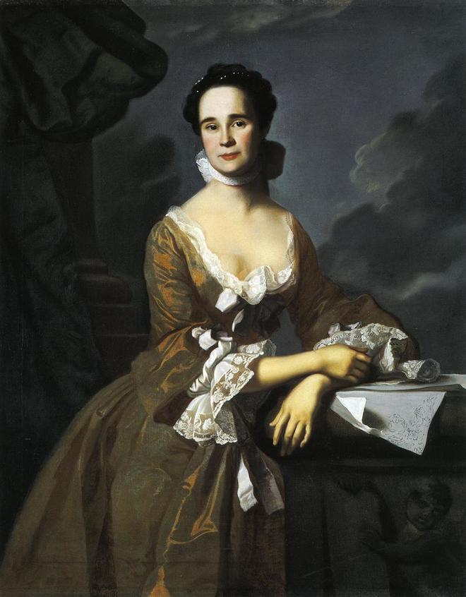 《丹尼尔哈伯德夫人（玛丽格林）》肖像油画赏析