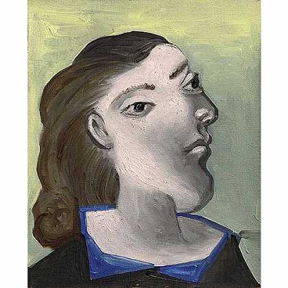 《女人头像（朵拉·玛尔）》毕加索1941版创作绘画赏析