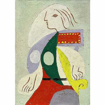 《玛丽·德雷莎肖像》毕加索1932版创作绘画赏析