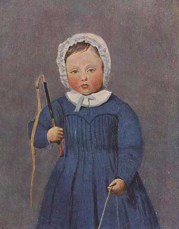 《孩子时期的路易斯罗伯特》肖像绘画作品赏析