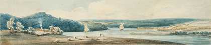 《蜿蜒的河口》油画风景作品赏析