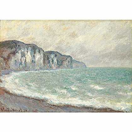 《普维尔的悬崖》莫奈1896版创作绘画赏析