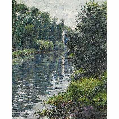 《亚嘉杜的塞纳河畔》卡玉伯特1886版创作绘画赏析