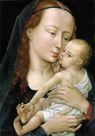 《圣母和孩子》宗教油画赏析